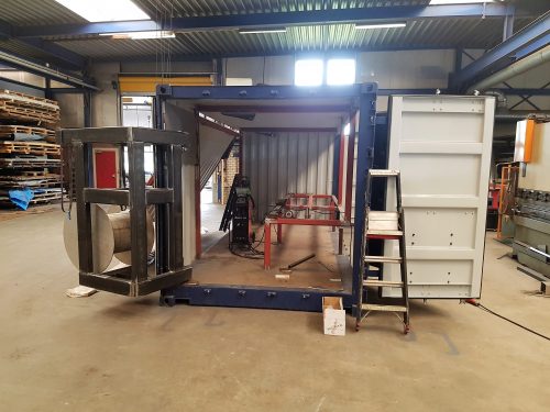 Constructie nieuwe regeneratie unit