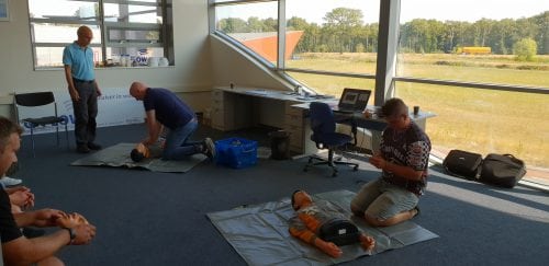 Reanimatiecursus Q-Flow medewerkers