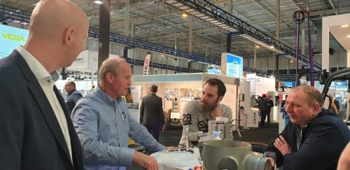 Carl van Rosmalen op de Aqua Nederland Vakbeurs