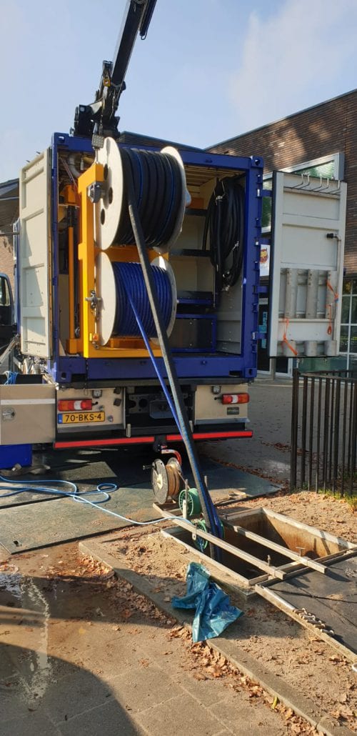 Nieuw regeneratievoertuig ten behoeve van bronnen bij Q-Flow