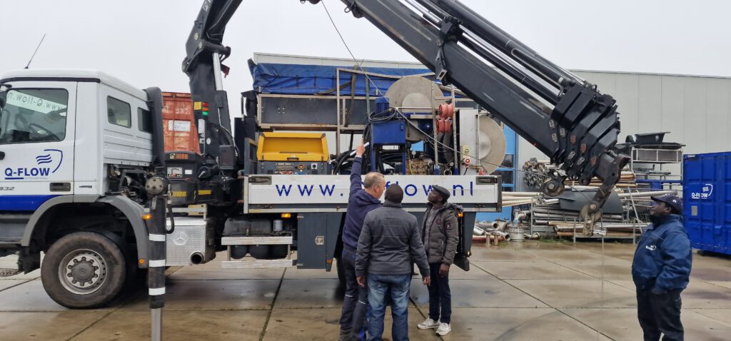 Uitleg onderhoud kraan NWSC